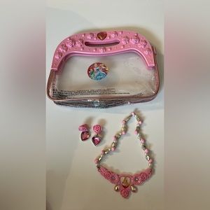 Disney necklace and earrings